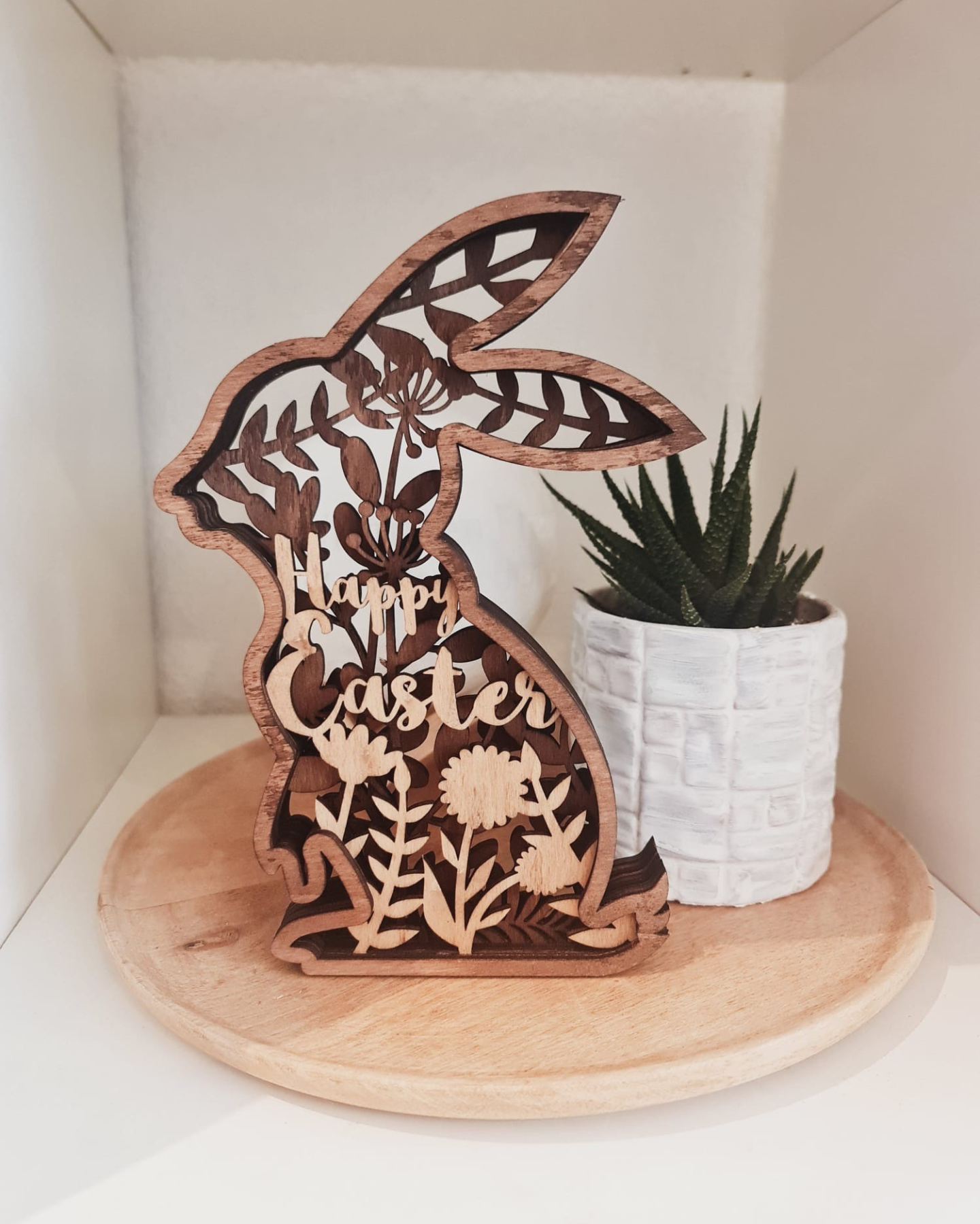 Osterhase mit Schriftzug