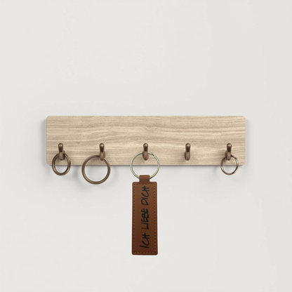 Leder-Schlüsselanhänger-Ich Liebe dich