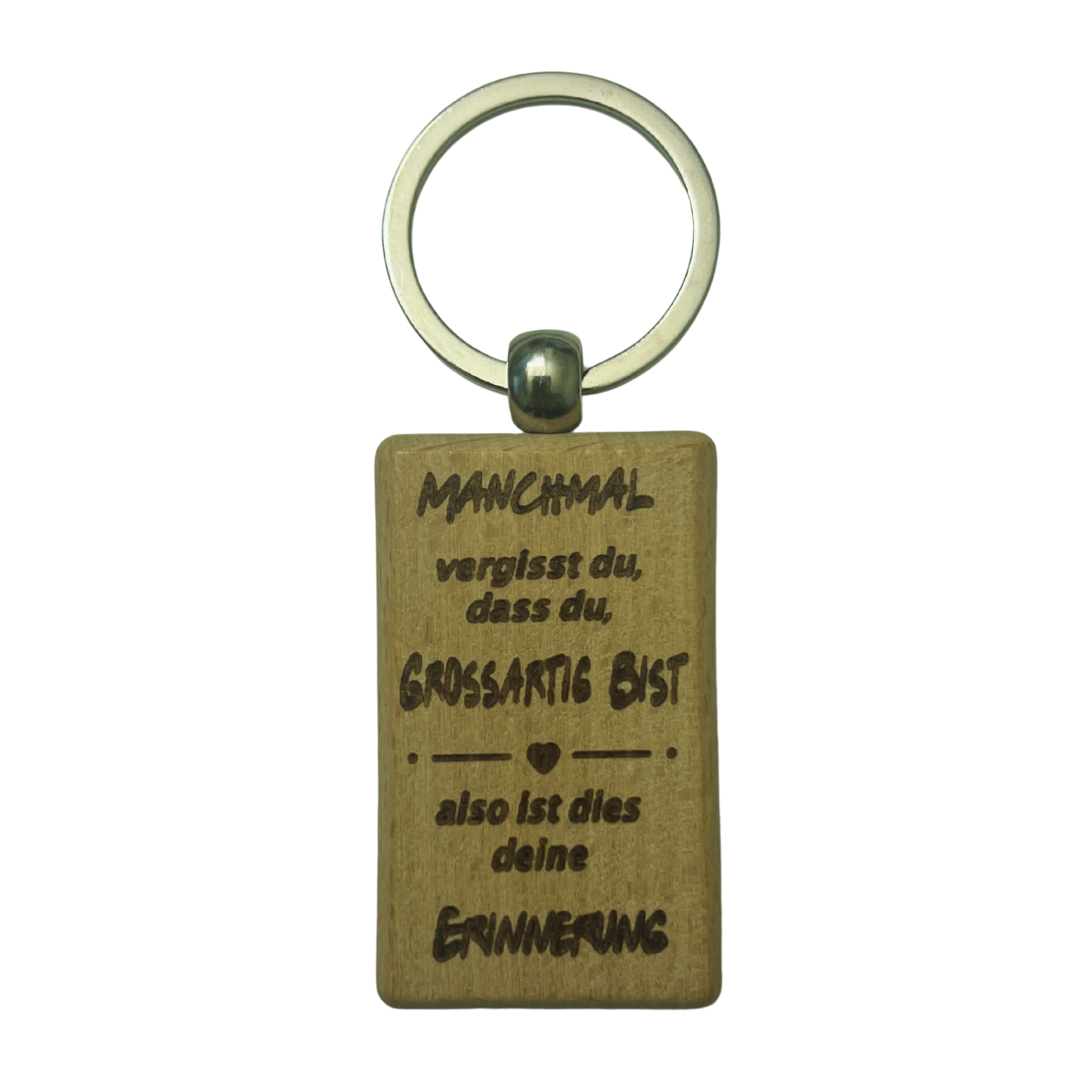 Holz-Schlüsselanhänger-Grossartig