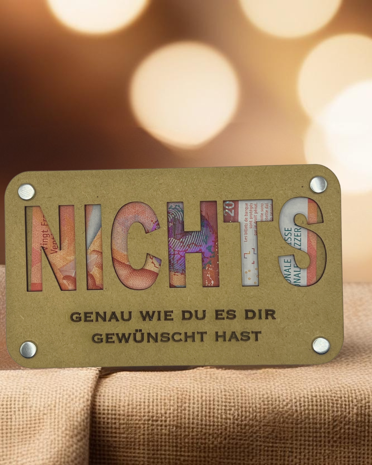 Geschenkkarte - Nichts Personalisierbar